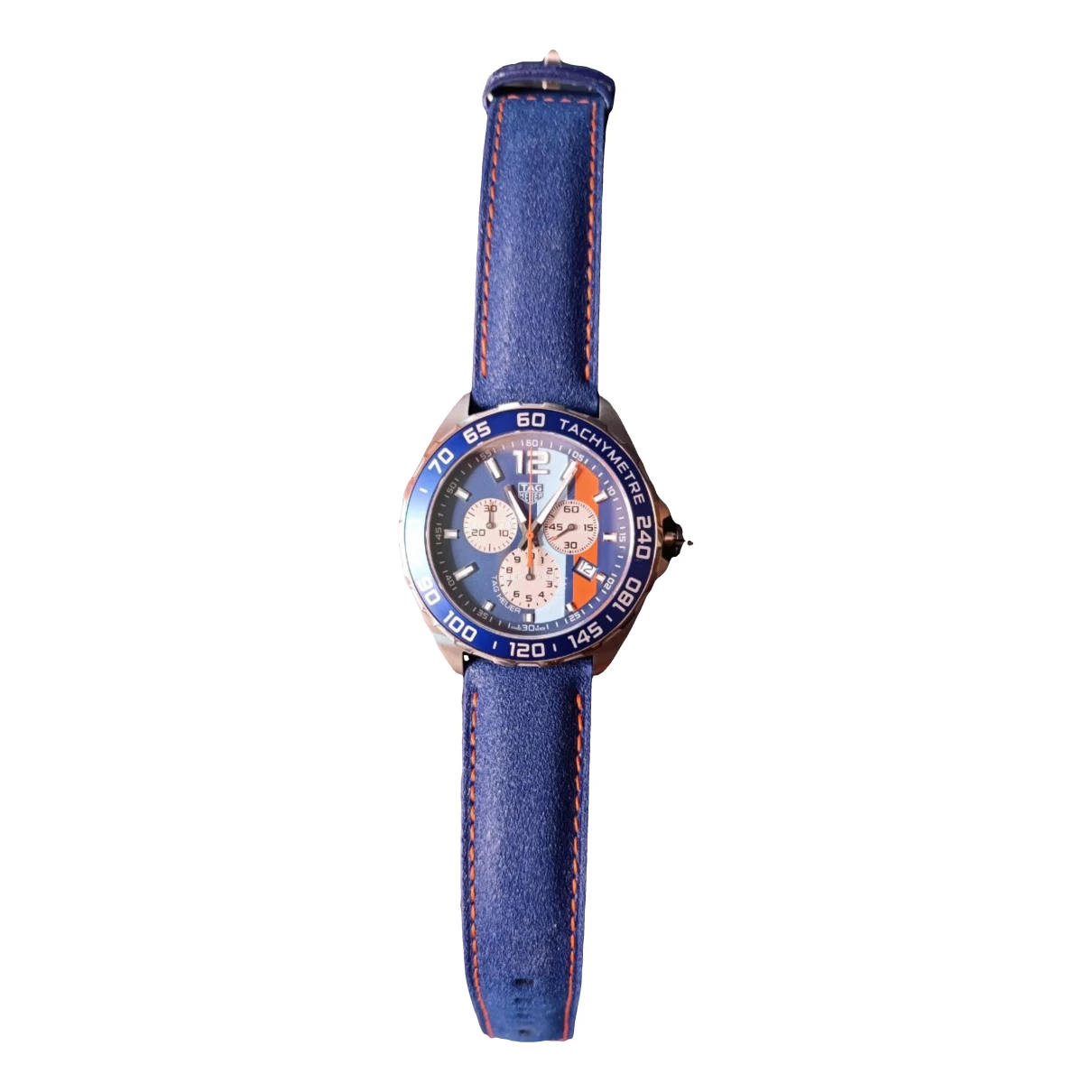 Pre-owned Tag Heuer Formula 1 Watch In Blue