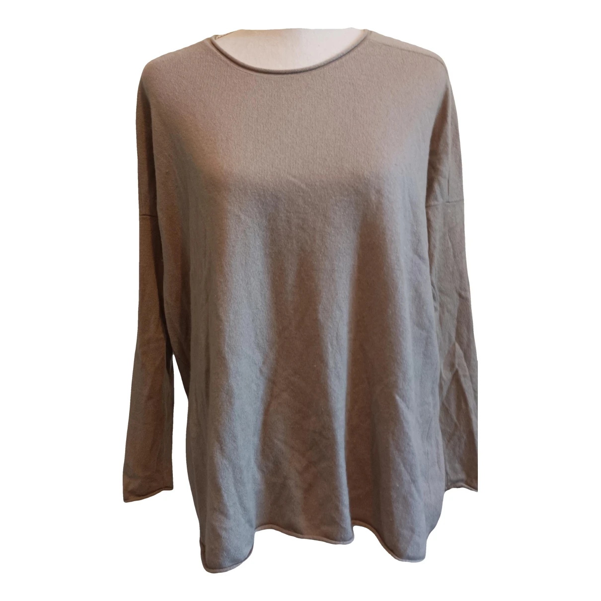 Pre-owned Max & Moi Cashmere Jumper In Beige