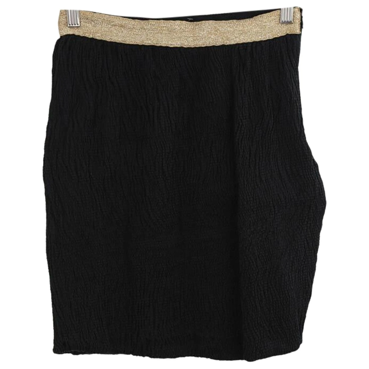 Pre-owned Manoush Mini Skirt In Black