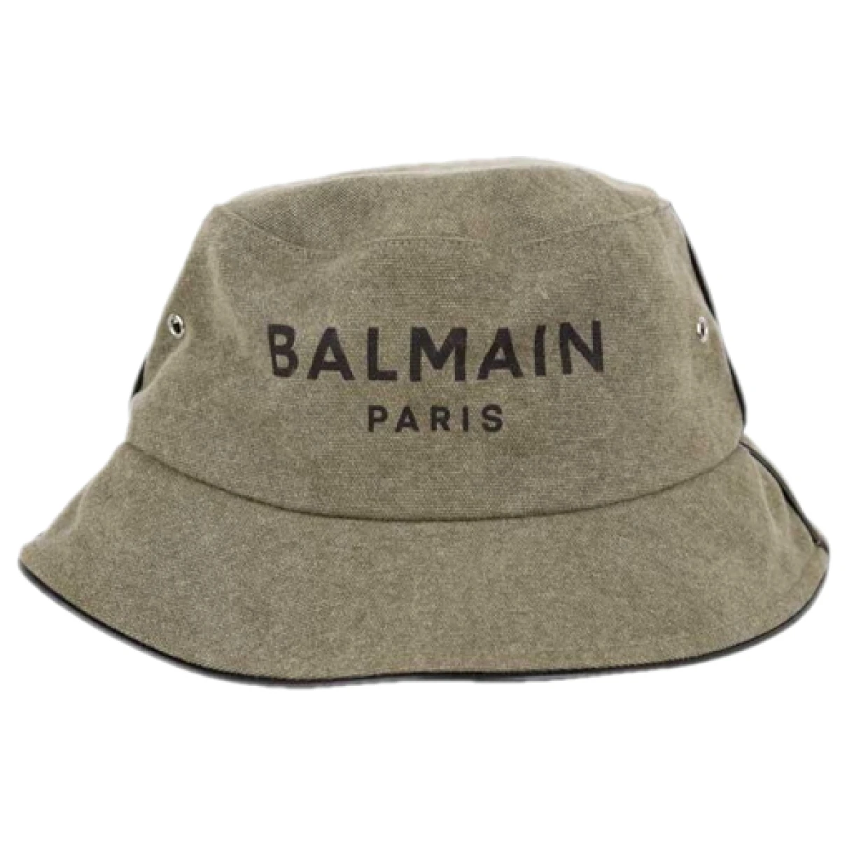 Pre-owned Balmain Hat In Khaki