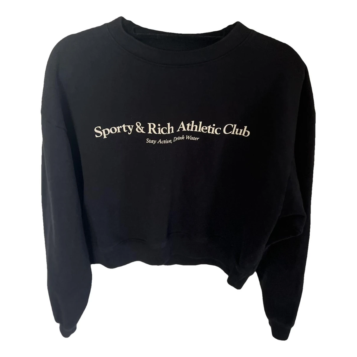 Pre-owned Sporty And Rich Sweatshirt In Black