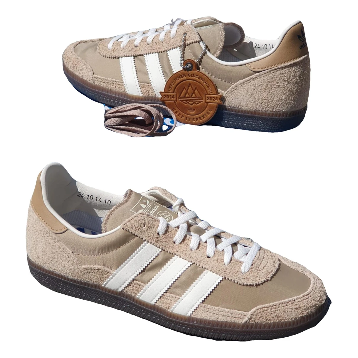 Pre-owned Adidas Originals Trainers In Brown