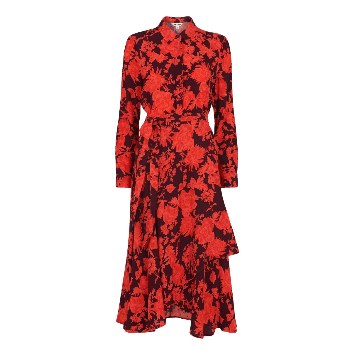 Pre-owned Whistles Maxi Dress In Red