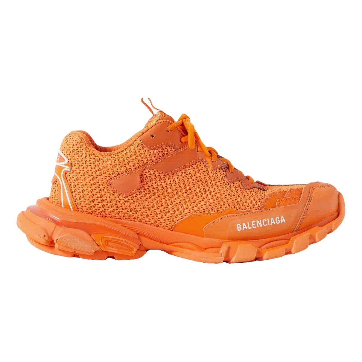 Pre-owned Balenciaga Track Low Trainers In Orange