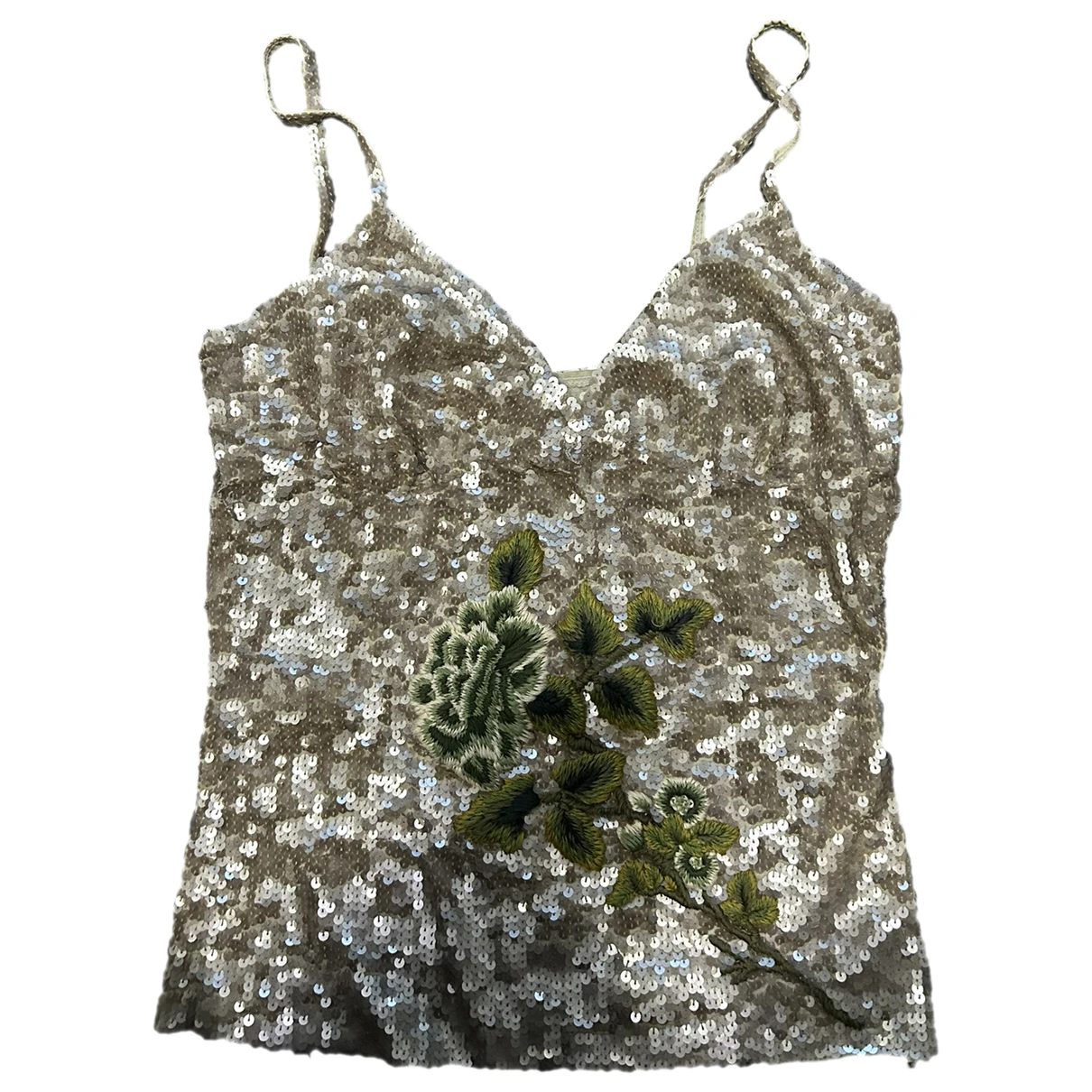 Pre-owned P.a.r.o.s.h Camisole In Khaki