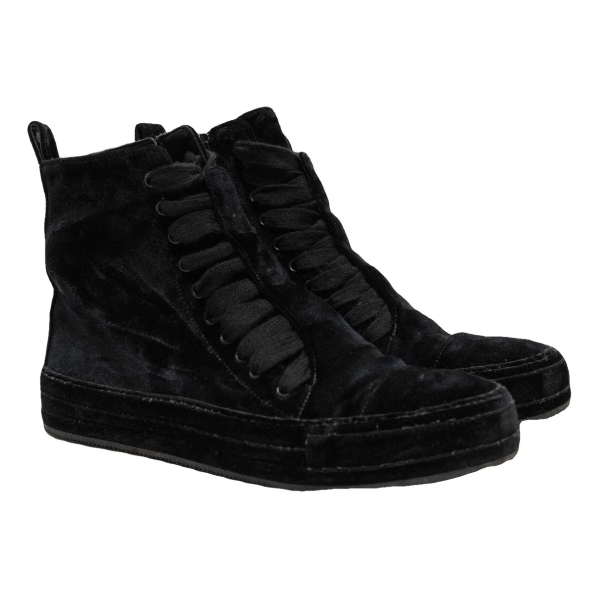 Pre-owned Ann Demeulemeester Trainers In Black