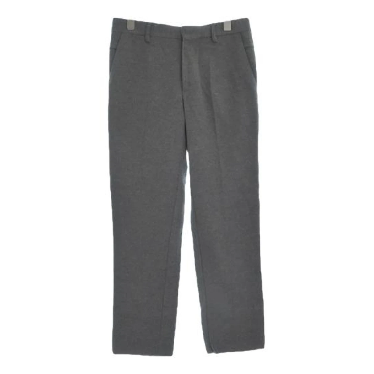 Pre-owned Undercover Wool Trousers In Grey