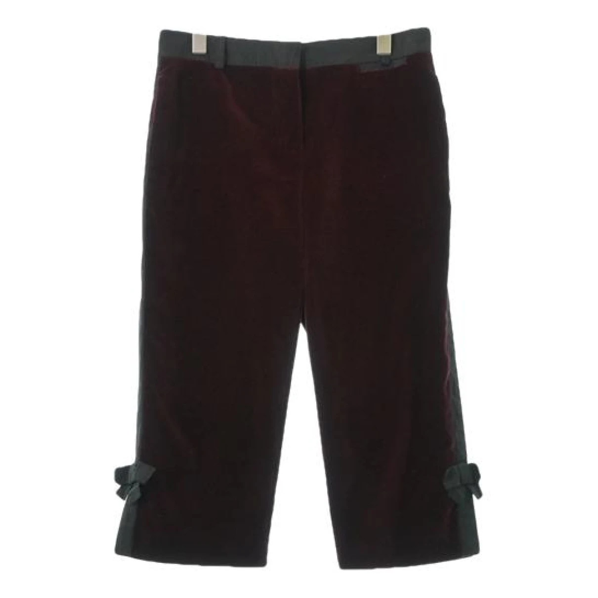 Pre-owned Louis Vuitton Trousers In Red
