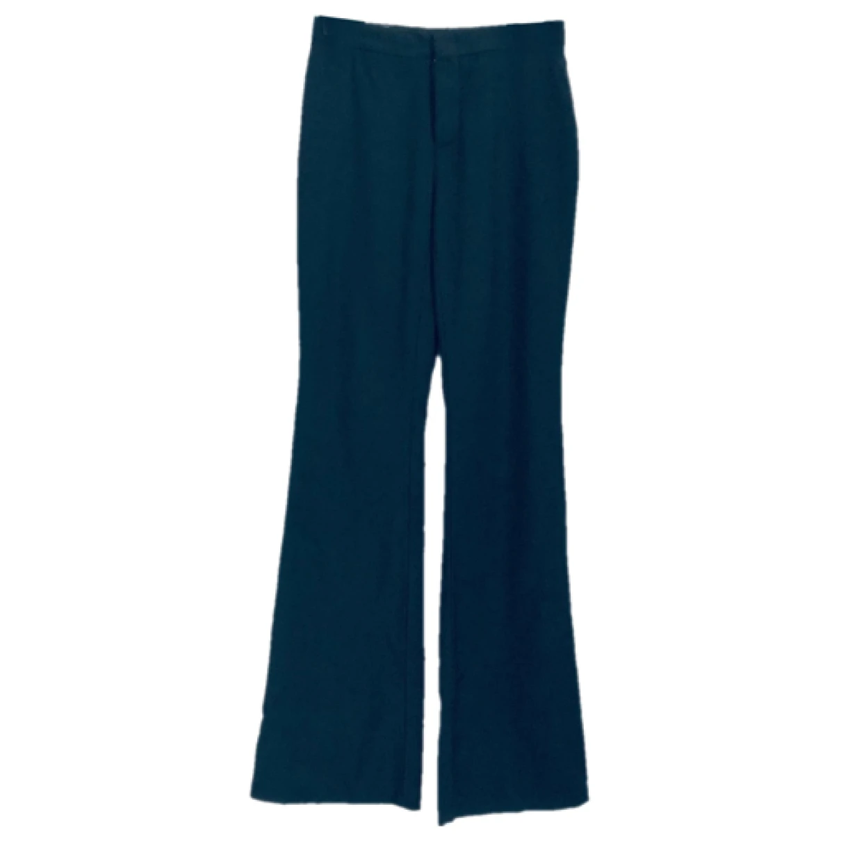 Pre-owned Gucci Wool Trousers In Black
