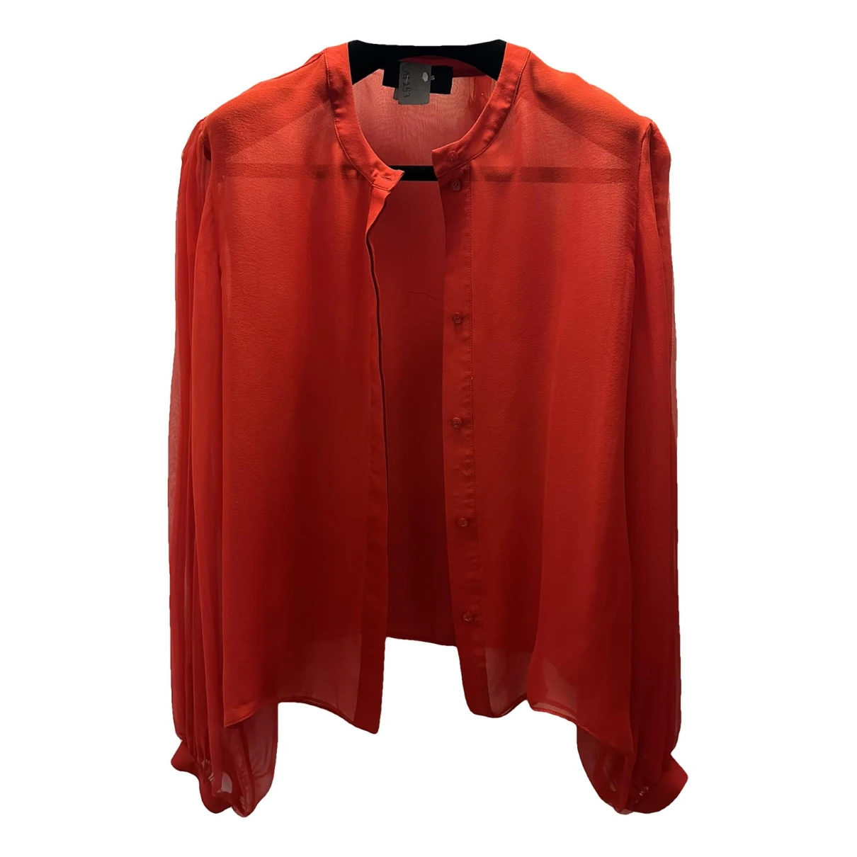Pre-owned Rochas Silk Blouse In Red