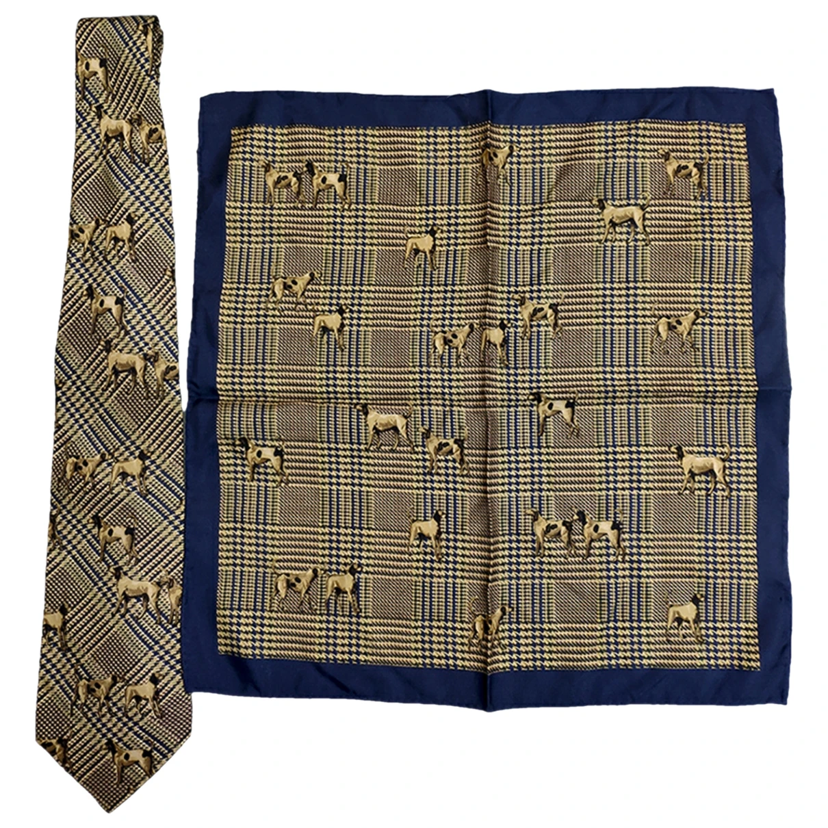 Pre-owned Valentino Garavani Silk Tie In Camel