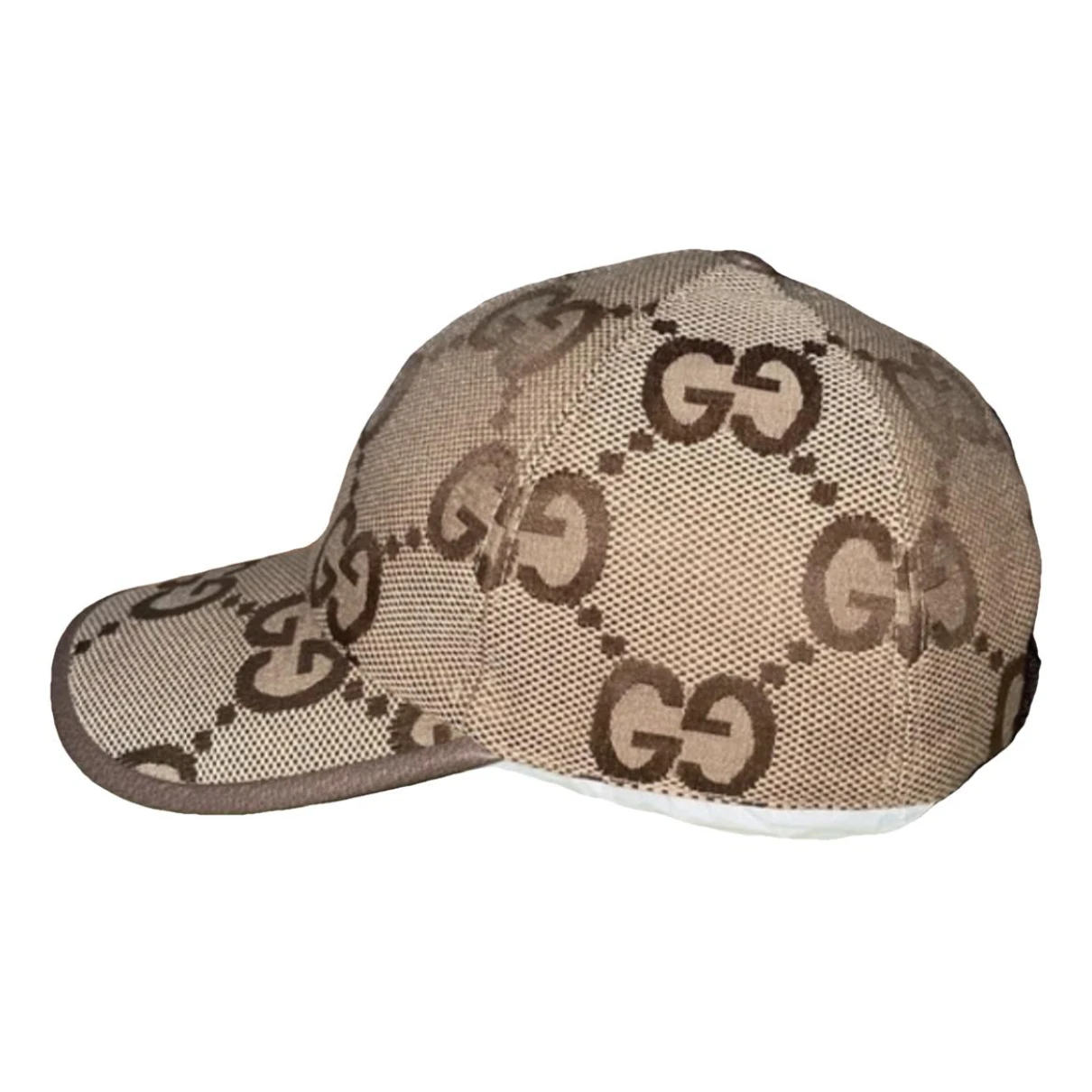 Pre-owned Gucci Linen Hat In Camel