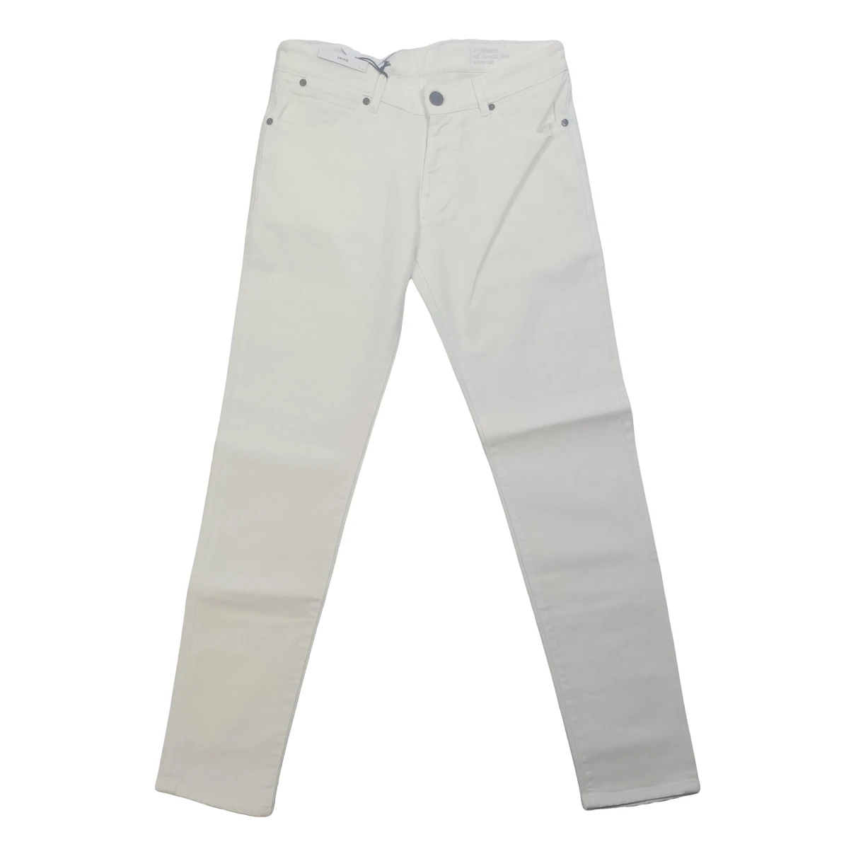 Pre-owned Pt01 Straight Jeans In White
