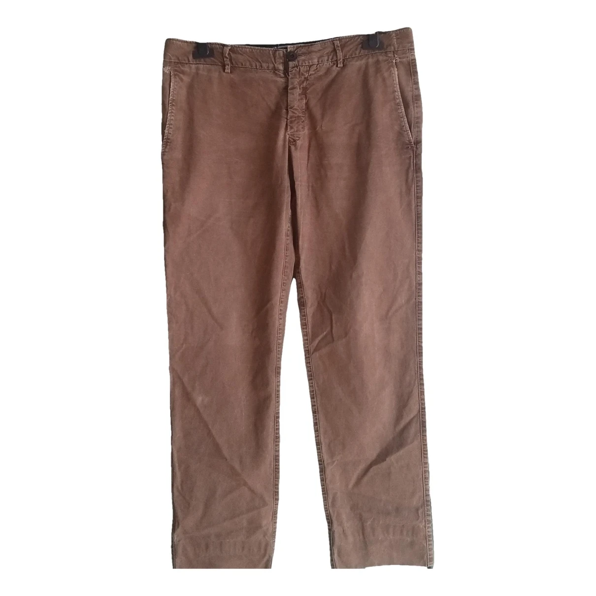Pre-owned Stone Island Trousers In Brown