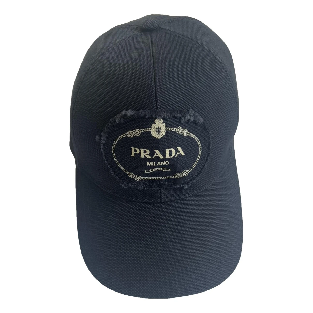 Pre-owned Prada Cap In Navy