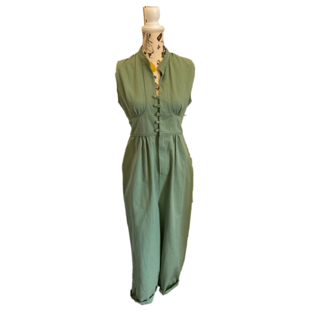 Pre-owned Neul Jumpsuit In Green