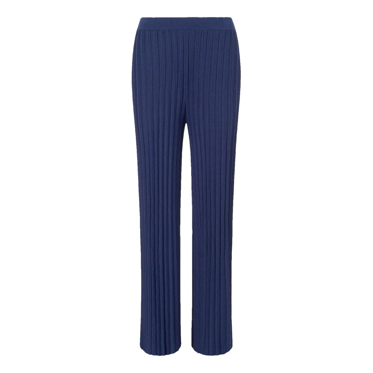 Pre-owned Staud Trousers In Blue