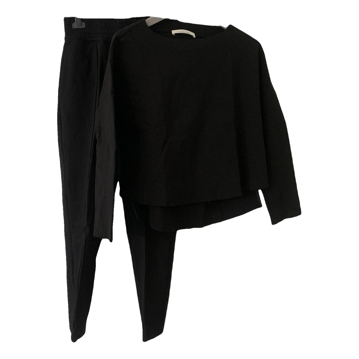 Pre-owned Liviana Conti Trousers In Black