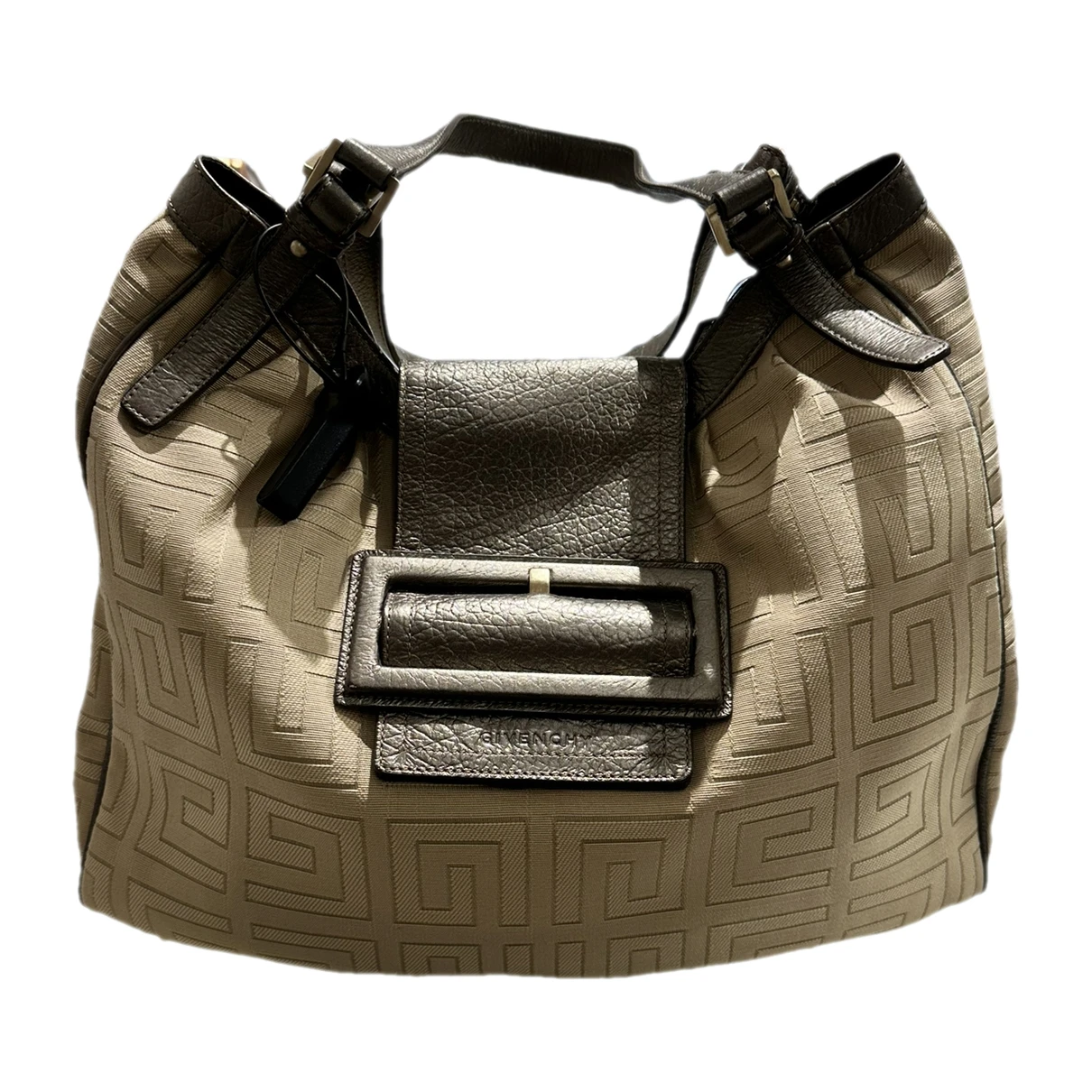 Pre-owned Givenchy Cloth Handbag In Beige