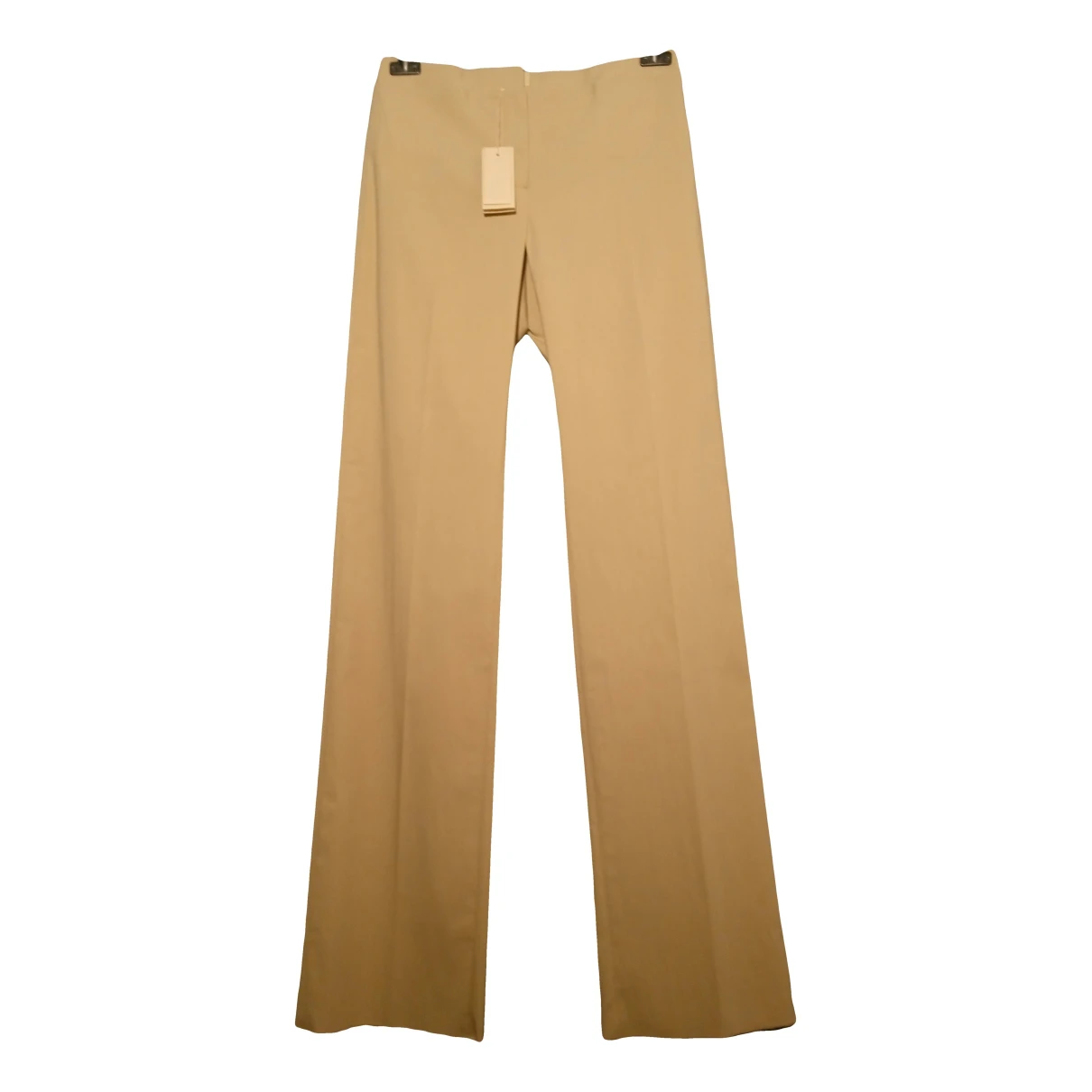 Pre-owned Burberry Large Pants In Beige