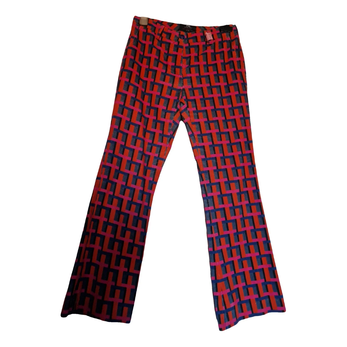 Pre-owned Pt01 Straight Pants In Multicolour