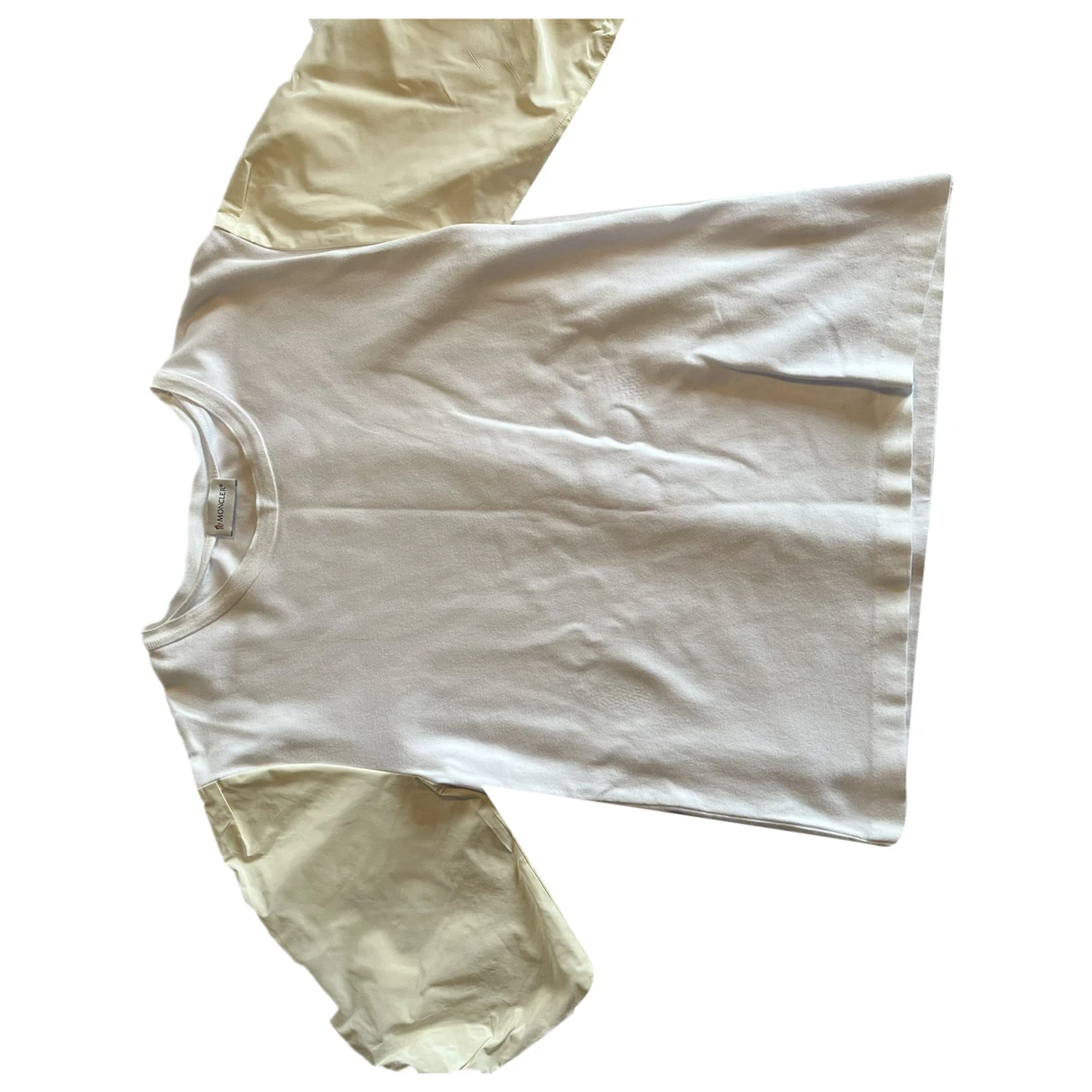 Pre-owned Moncler T-shirt In White