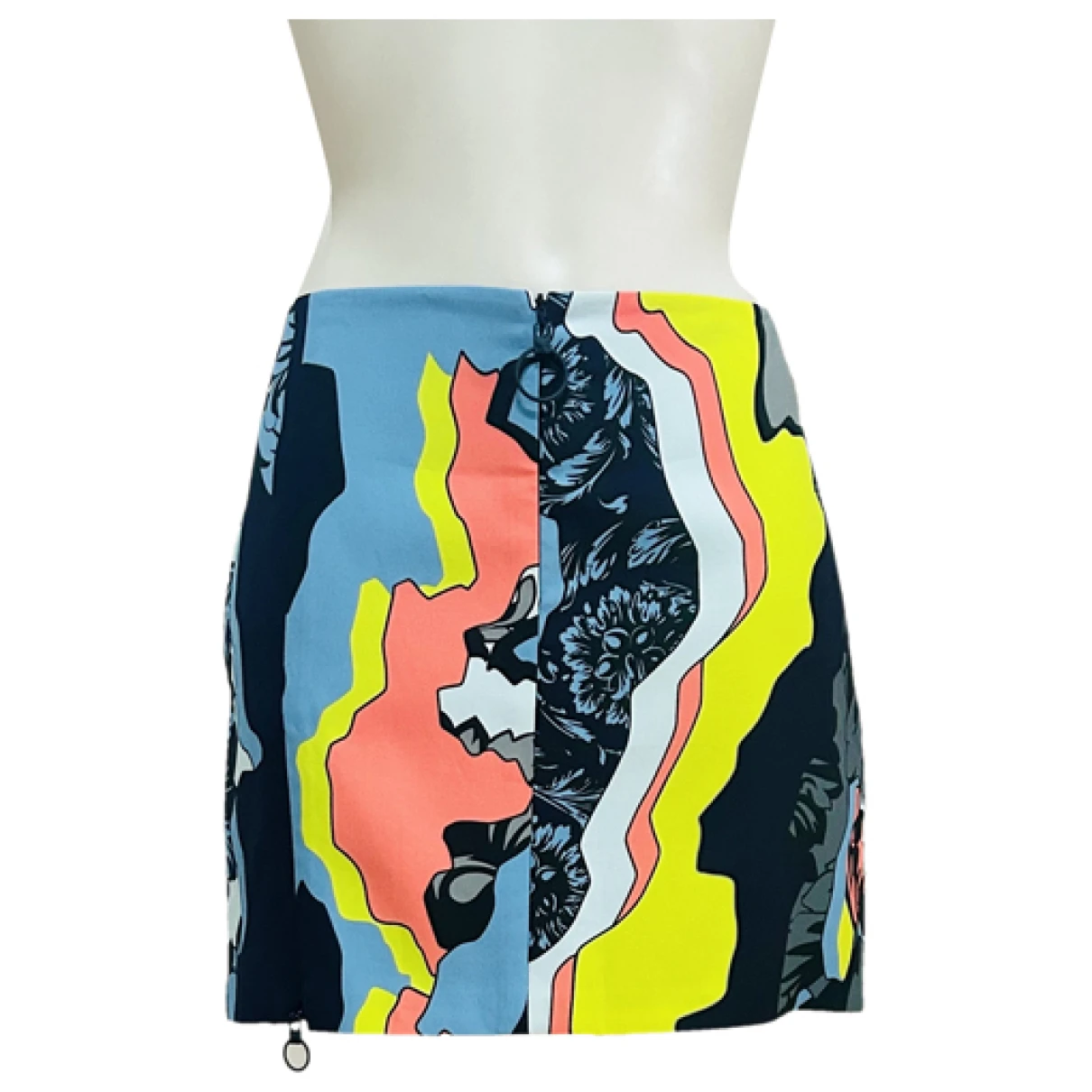 Pre-owned Versace Mini Skirt In Multicolour