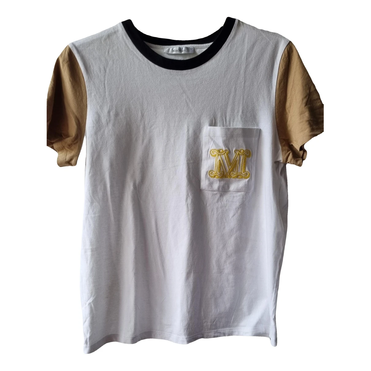 Pre-owned Max Mara Atelier T-shirt In White