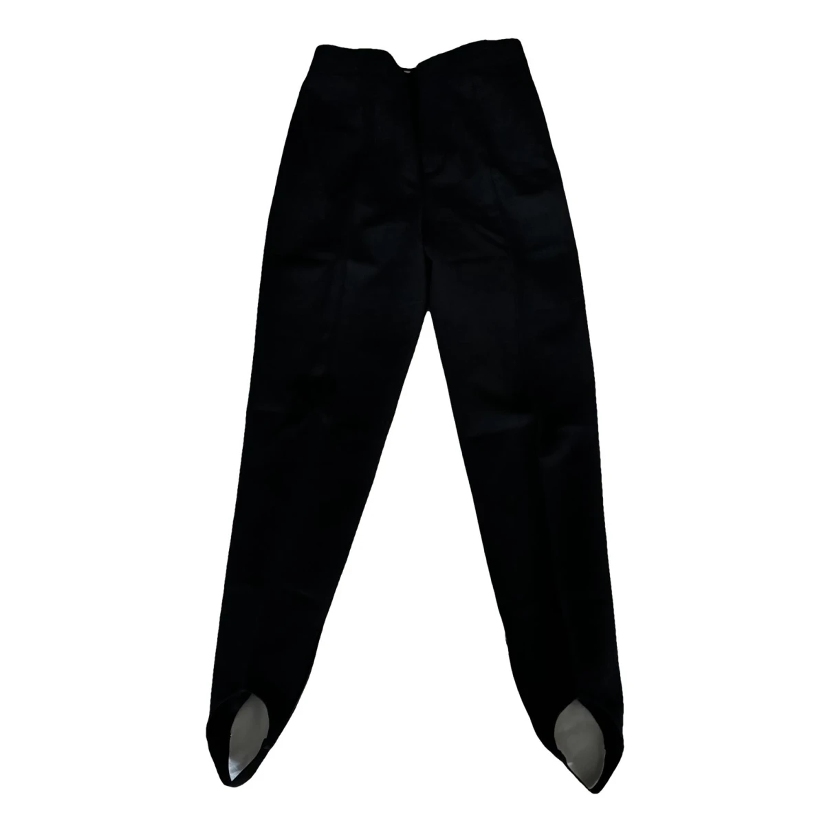 Pre-owned Bottega Veneta Straight Pants In Black