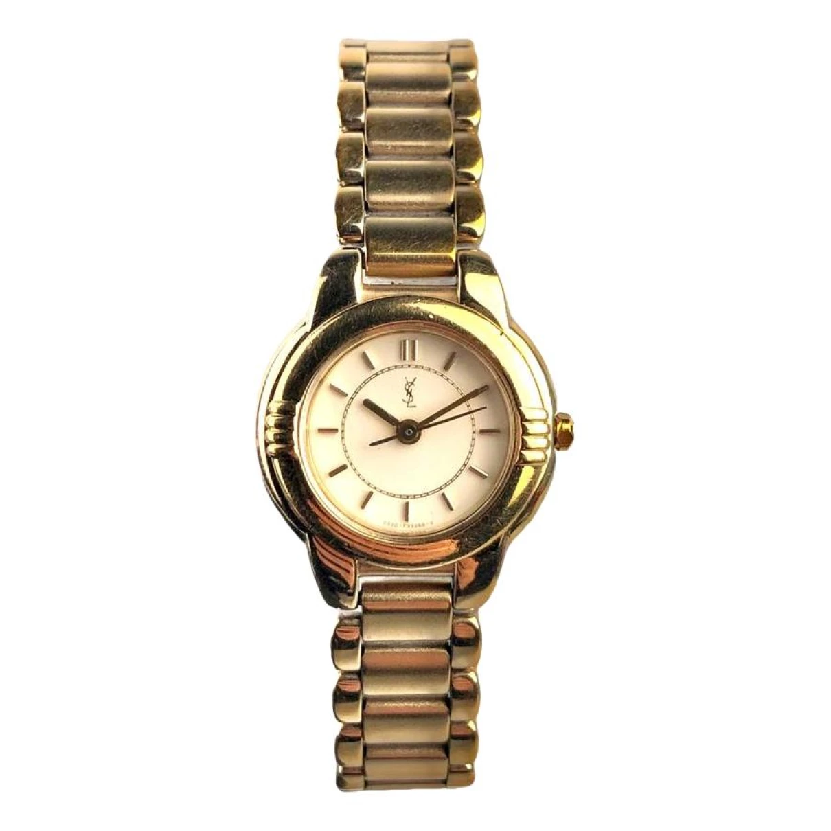 Pre-owned Saint Laurent Watch In Gold