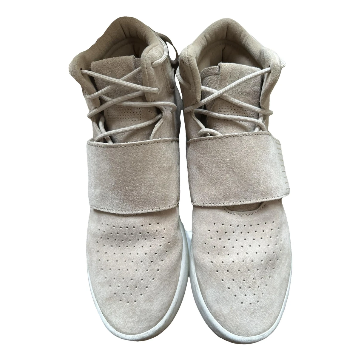 Pre-owned Adidas Originals Boots In Beige