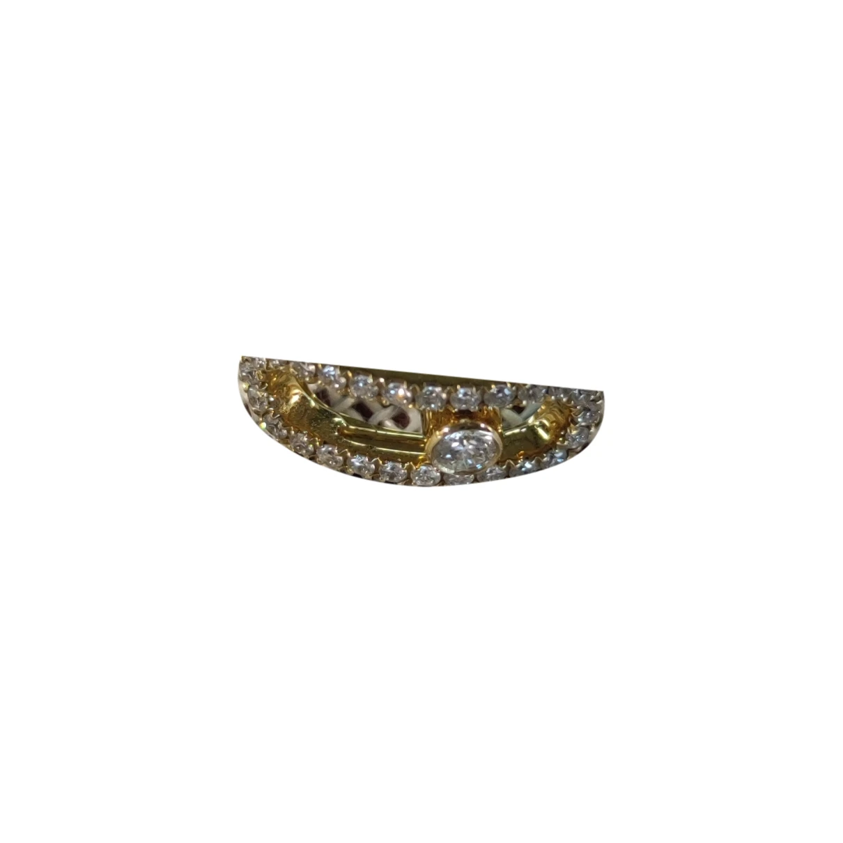 Pre-owned Messika Move Classique Yellow Gold Ring
