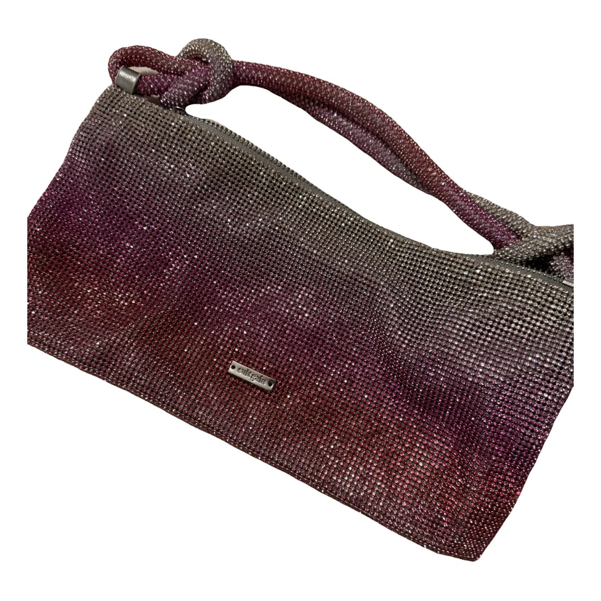 Pre-owned Cult Gaia Gaia's Ark Glitter Mini Bag In Pink