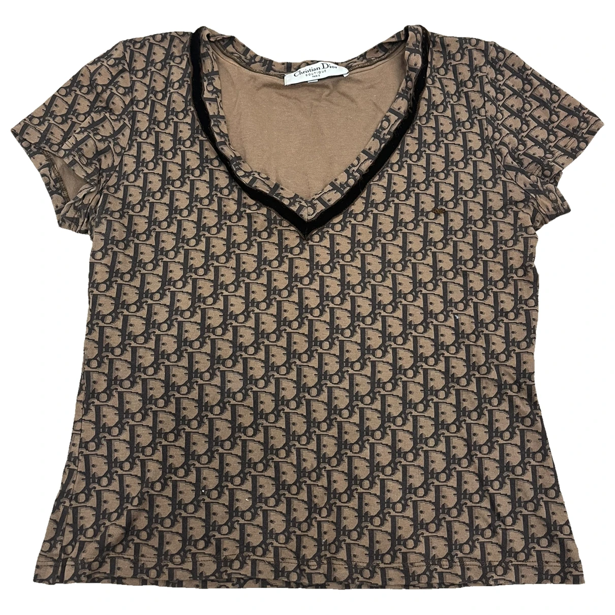 Pre-owned Dior T-shirt In Brown