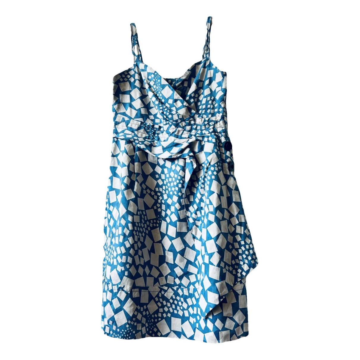 Pre-owned Marc Jacobs Silk Dress In Blue