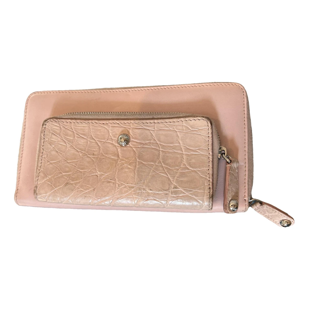 Pre-owned Tod's Leather Wallet In Pink