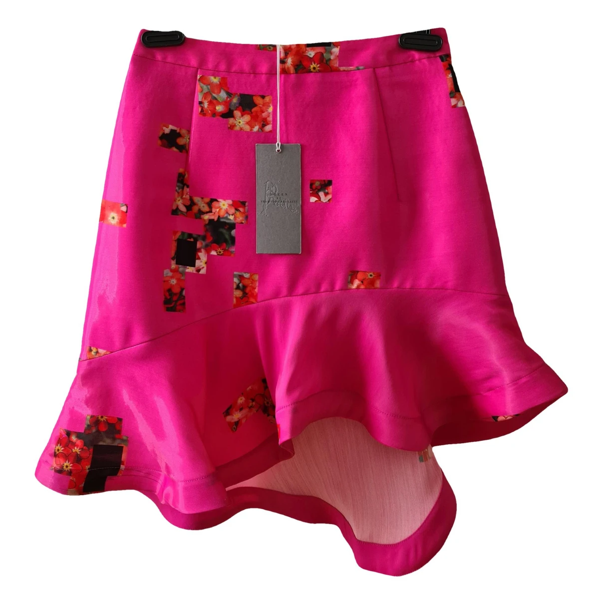Pre-owned Preen By Thornton Bregazzi Wool Mini Skirt In Pink