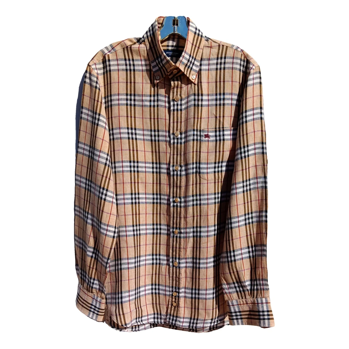 Pre-owned Burberry Linen Shirt In Beige