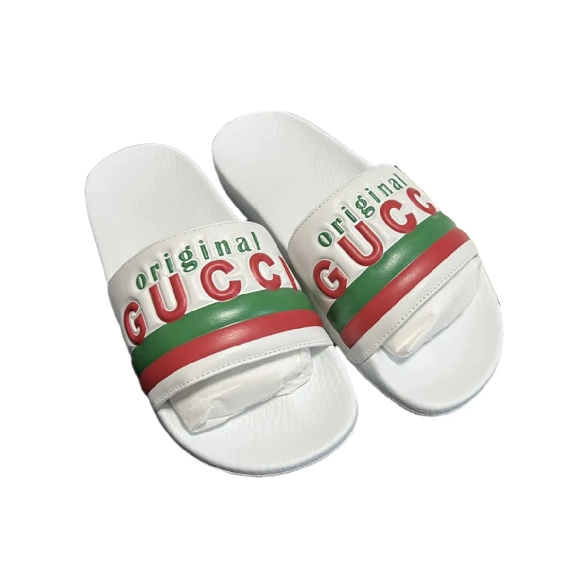 Pre-owned Gucci Flip Flops In Multicolour