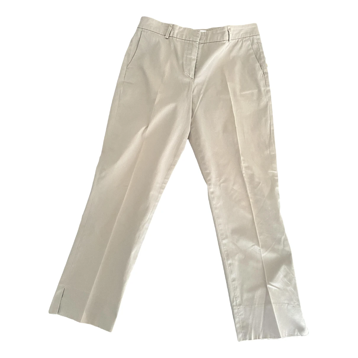Pre-owned The White Company Trousers In Beige