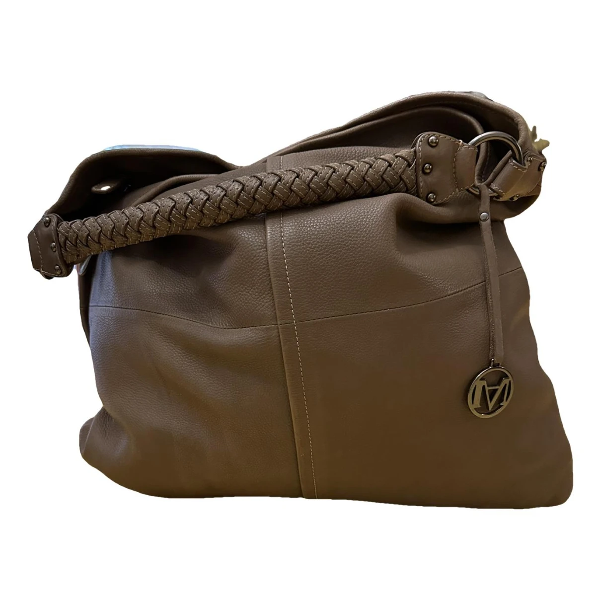 Pre-owned Marella Leather Handbag In Camel