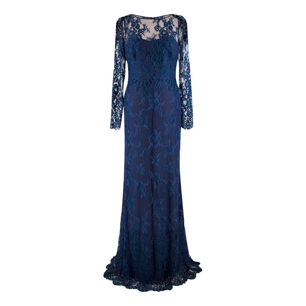 Pre-owned Marchesa Dress In Blue