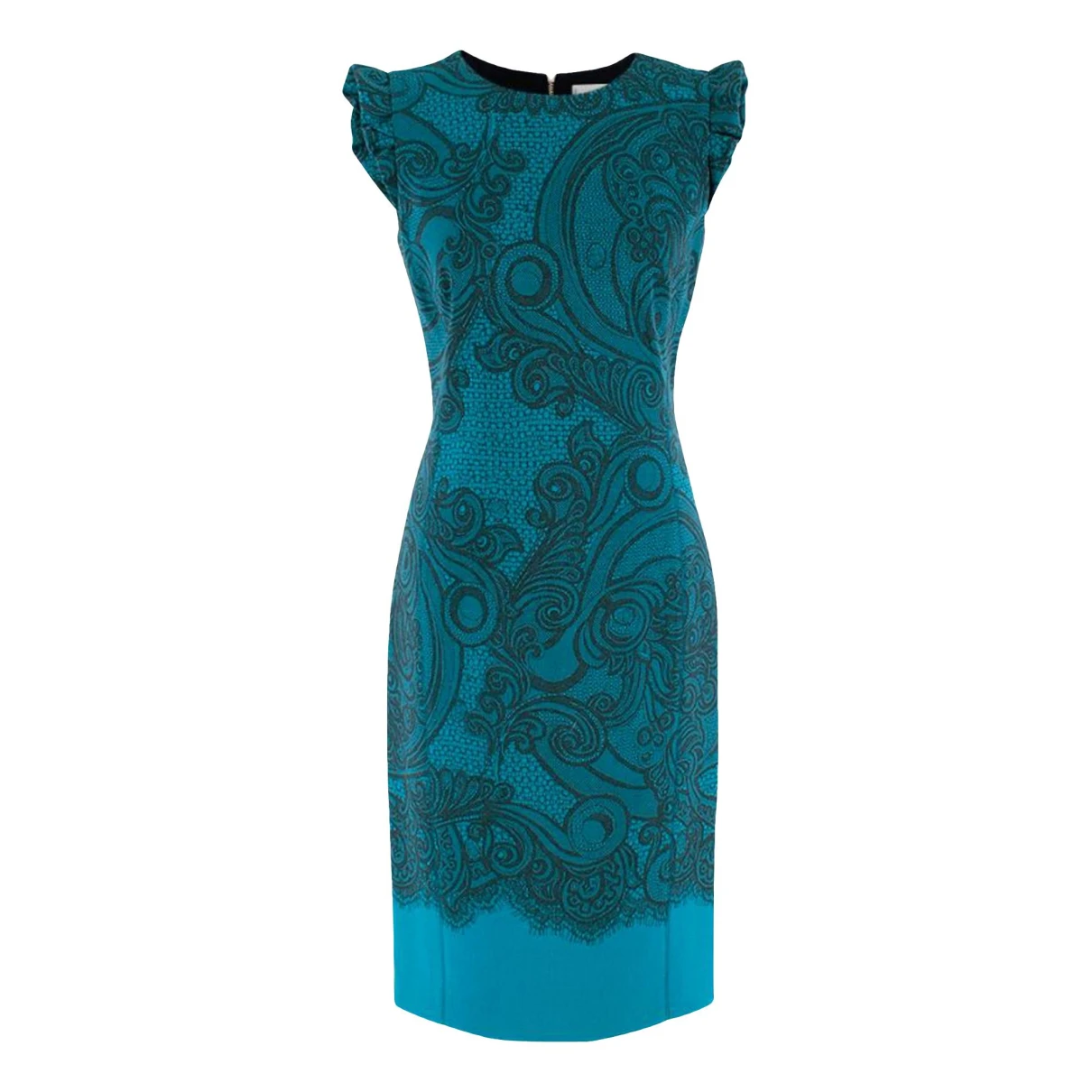Pre-owned Emilio Pucci Wool Dress In Blue