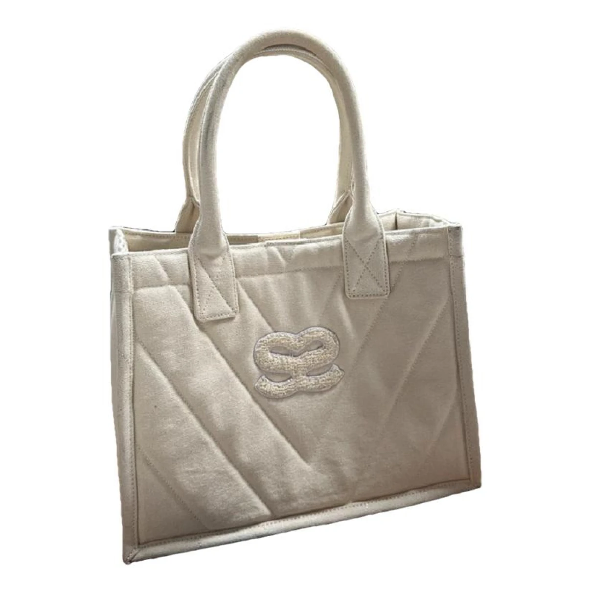 Pre-owned Sandro Tote In Beige