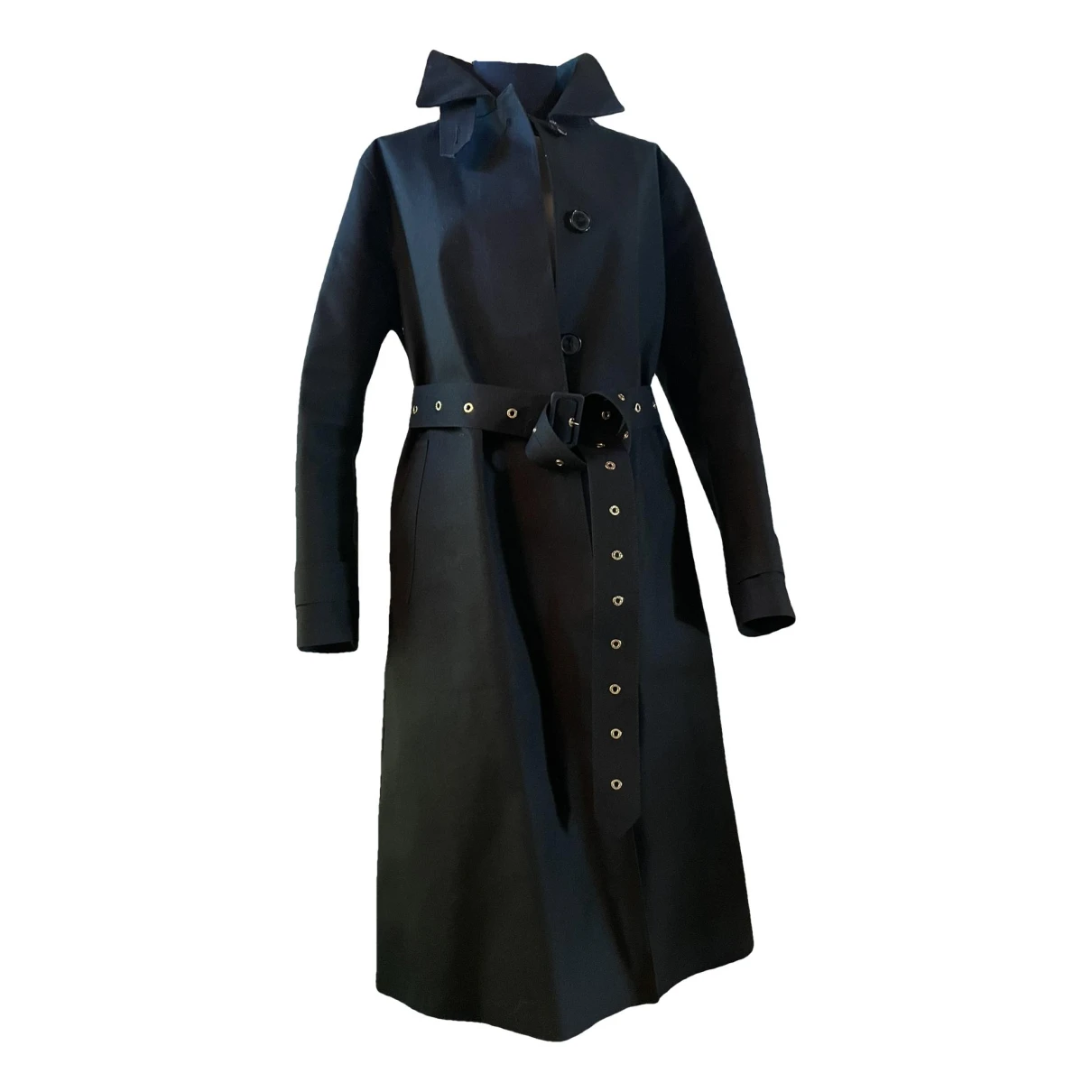 Pre-owned Mackintosh Trench Coat In Black