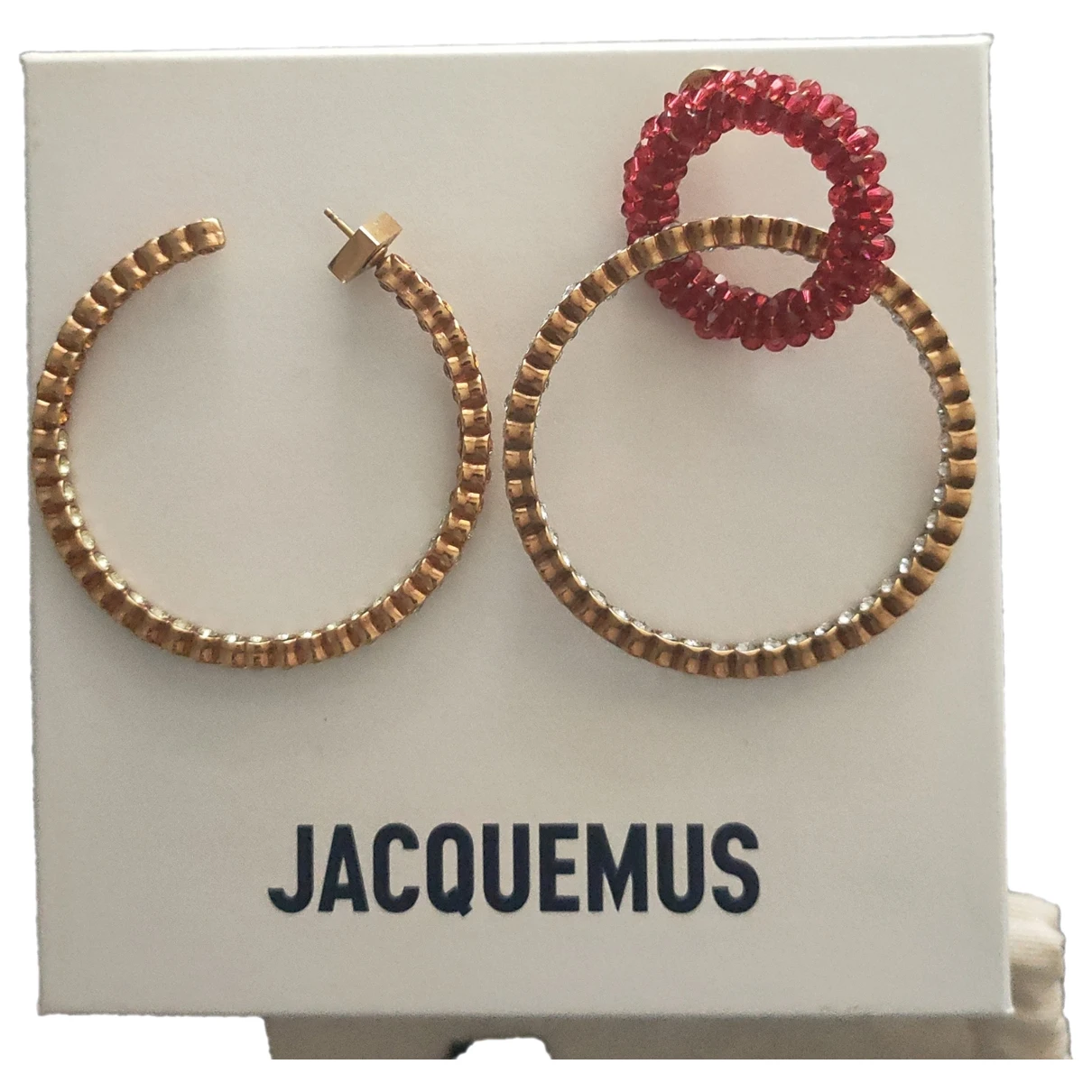 Pre-owned Jacquemus Earrings In Gold