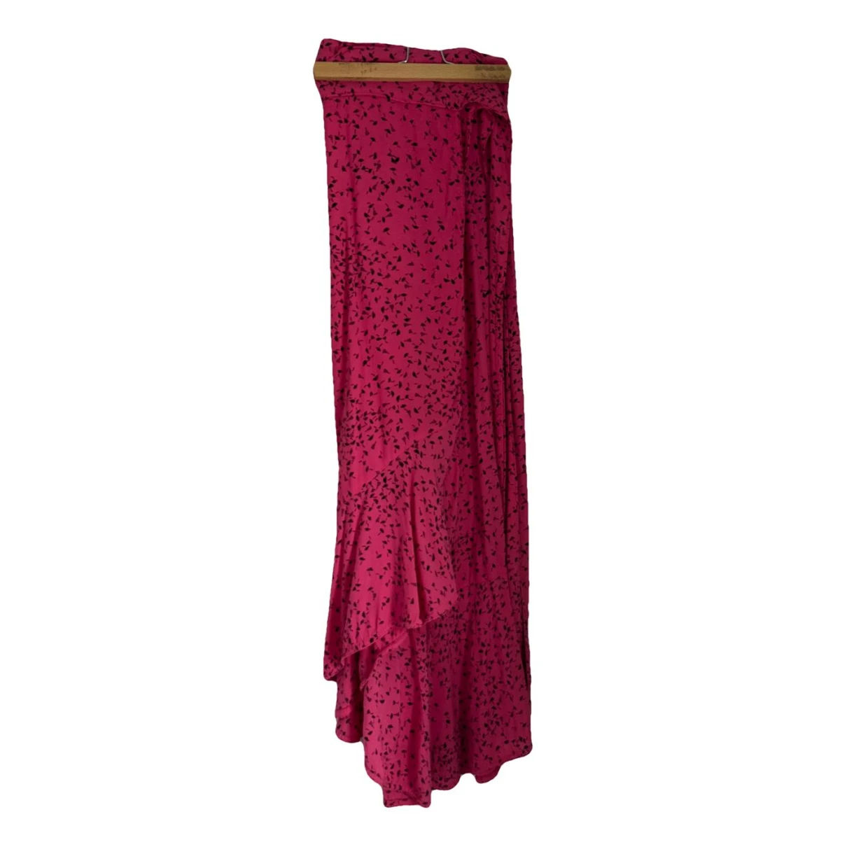 Pre-owned Ganni Mid-length Skirt In Pink