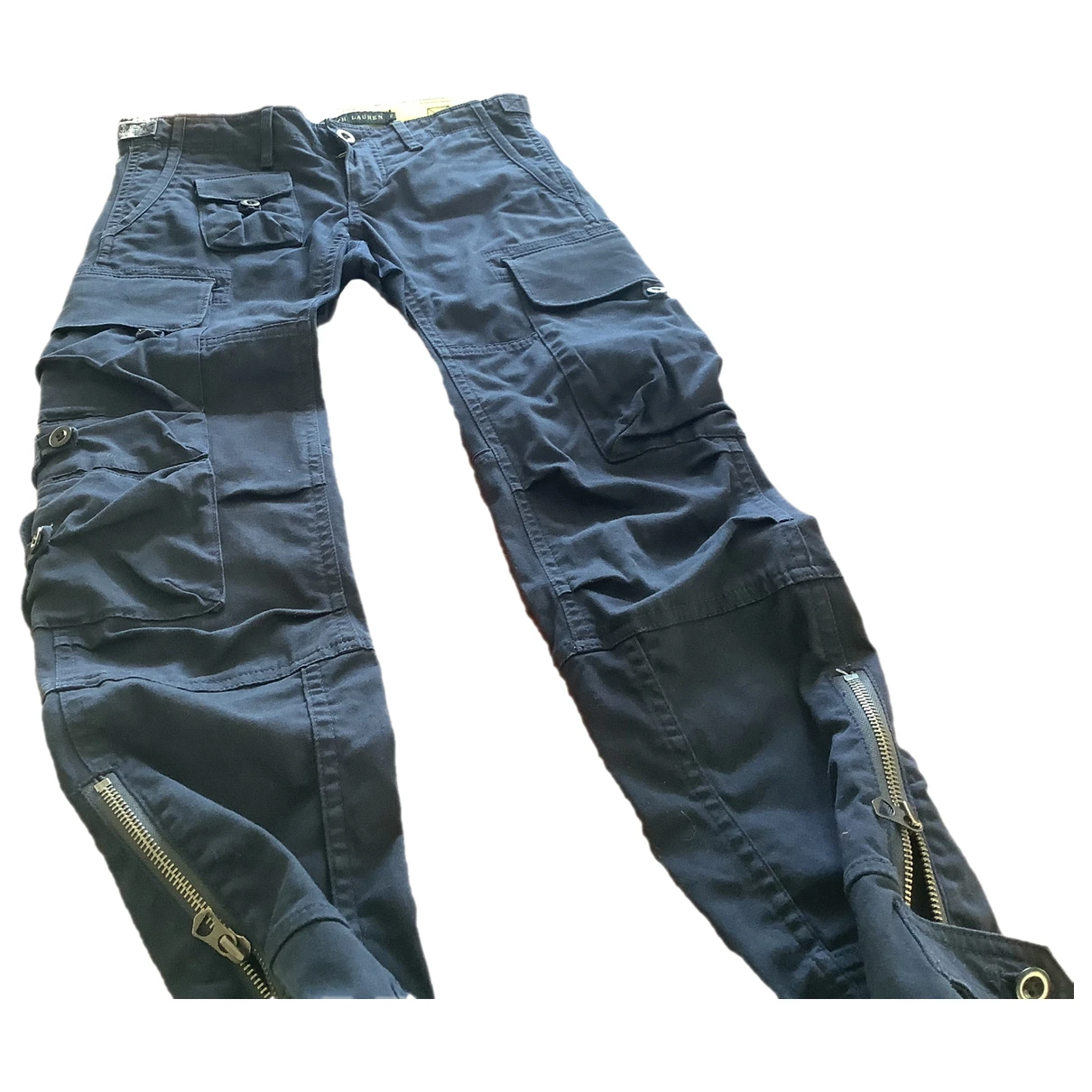 Pre-owned Ralph Lauren Chino Pants In Blue