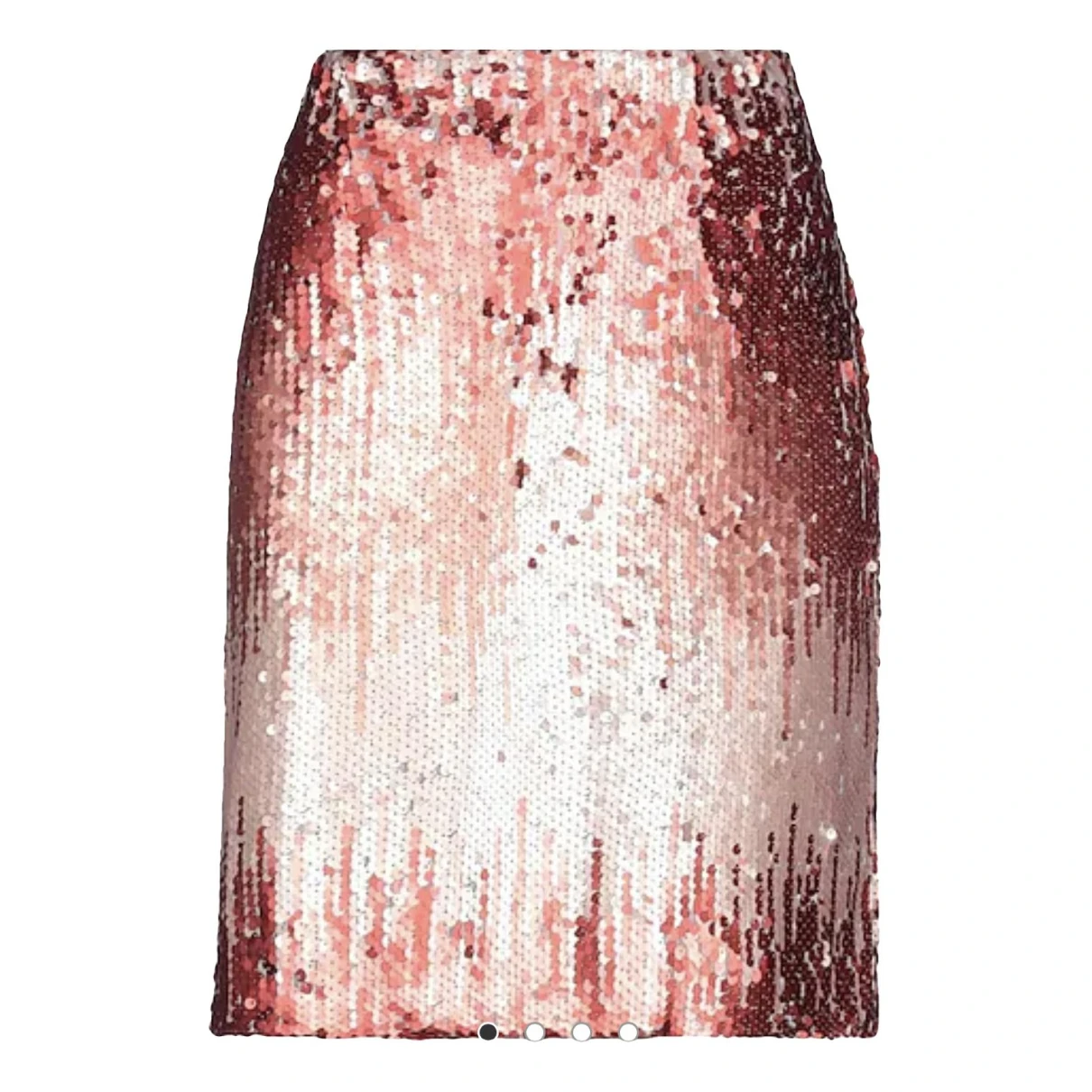 Pre-owned Jijil Glitter Mid-length Skirt In Pink