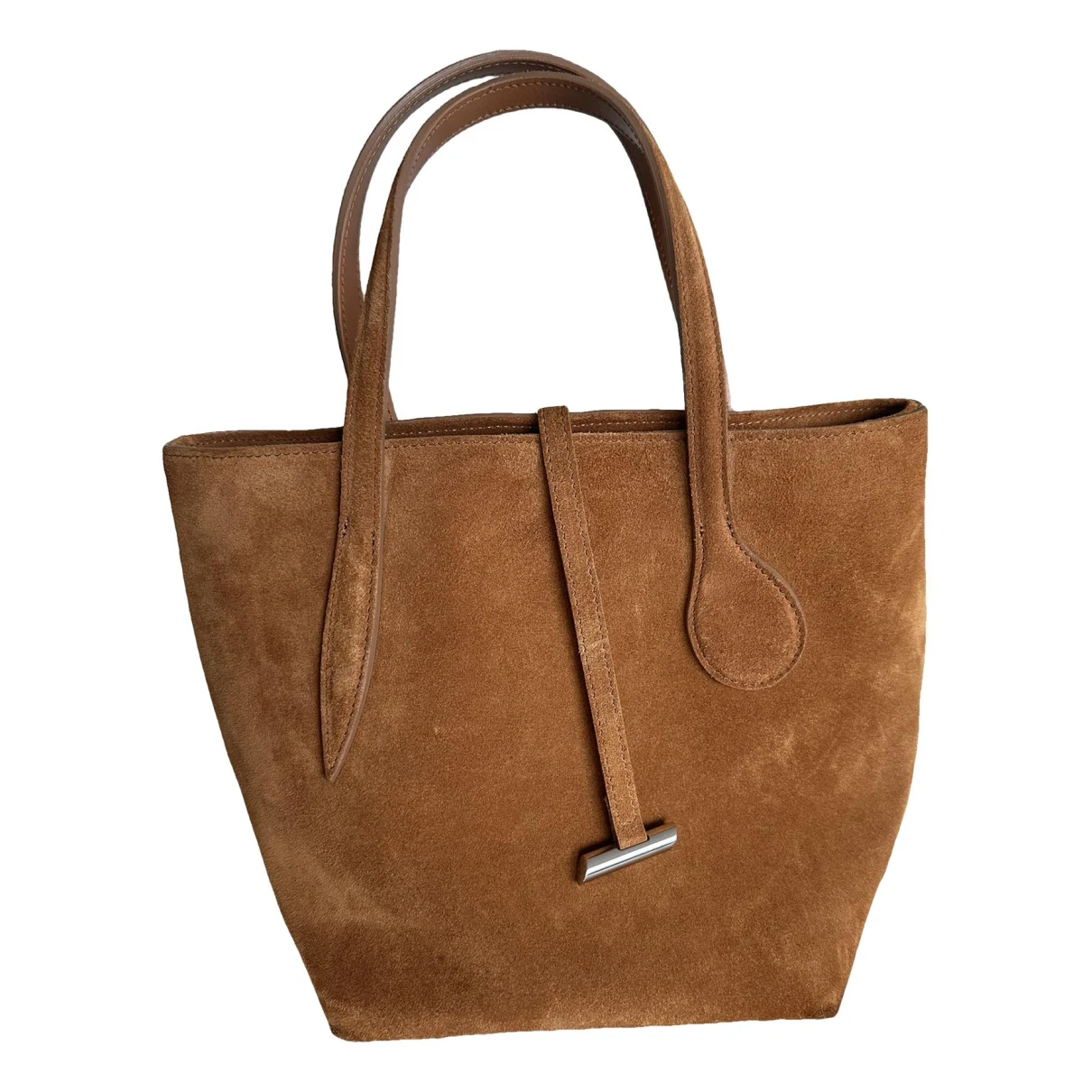 Pre-owned Little Liffner Sprout Handbag In Camel